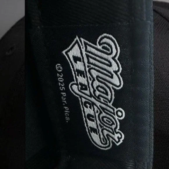 New Era 59FIFTY Major League Wild Thing Fitted Hat Size 8 Black Ricky Vaughn